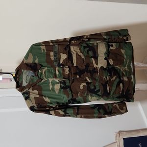Authentic US Army Camo Field Jacket – Small Regular